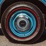 Close-up of Vintage Chevrolet Caprice Wheel