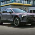2025 Chevrolet Blazer EV driving in the city
