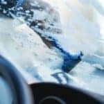 Ice on car window