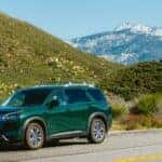 Green Nissan Pathfinder