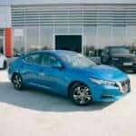 A Blue Nissan Sentra