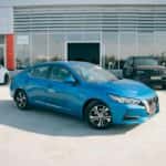 A Blue Nissan Sentra