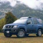 Blue Nissan SUV