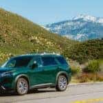 Green Nissan Pathfinder
