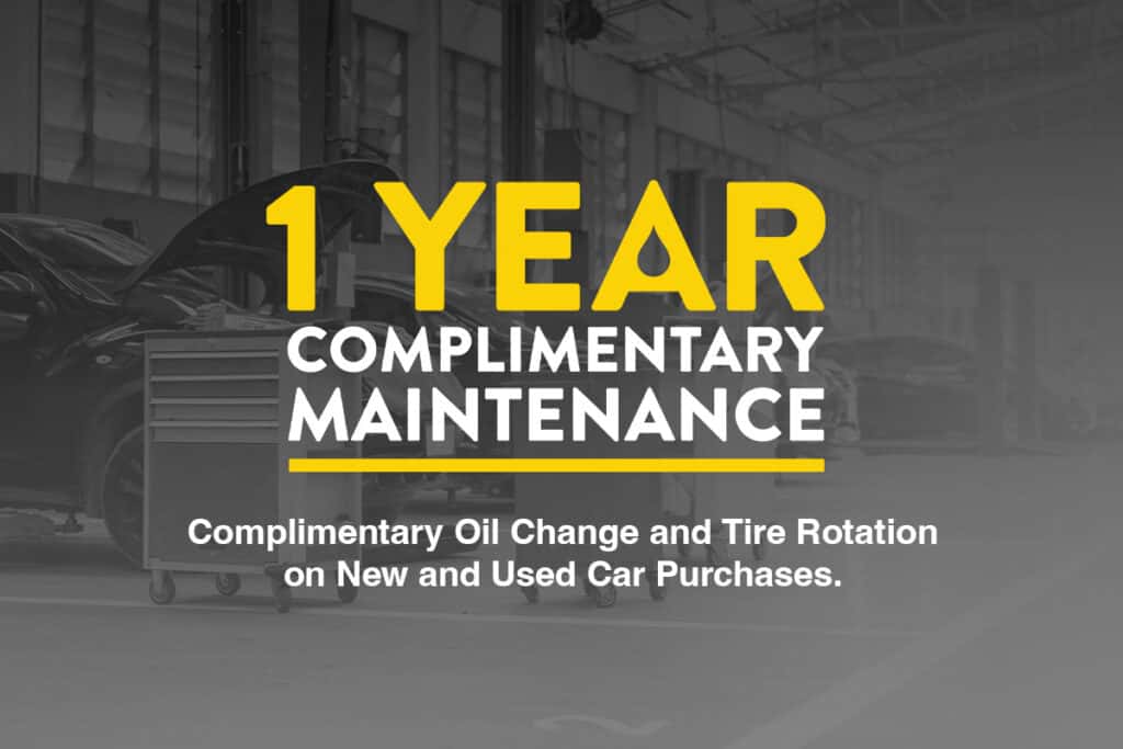 1 Year Complimentary Maintenance
