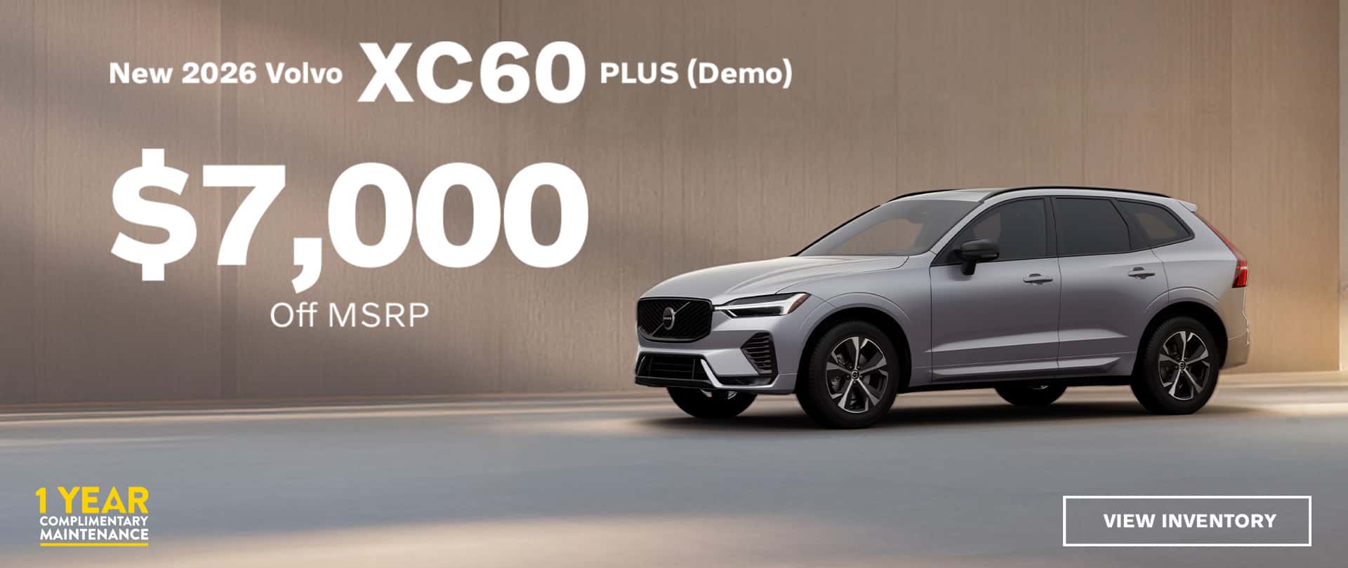 New 2026 Volvo XC60 Plus (Demo)