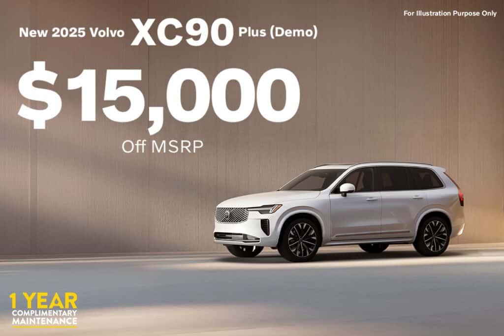 New 2025 Volvo XC90 Plus (Demo)