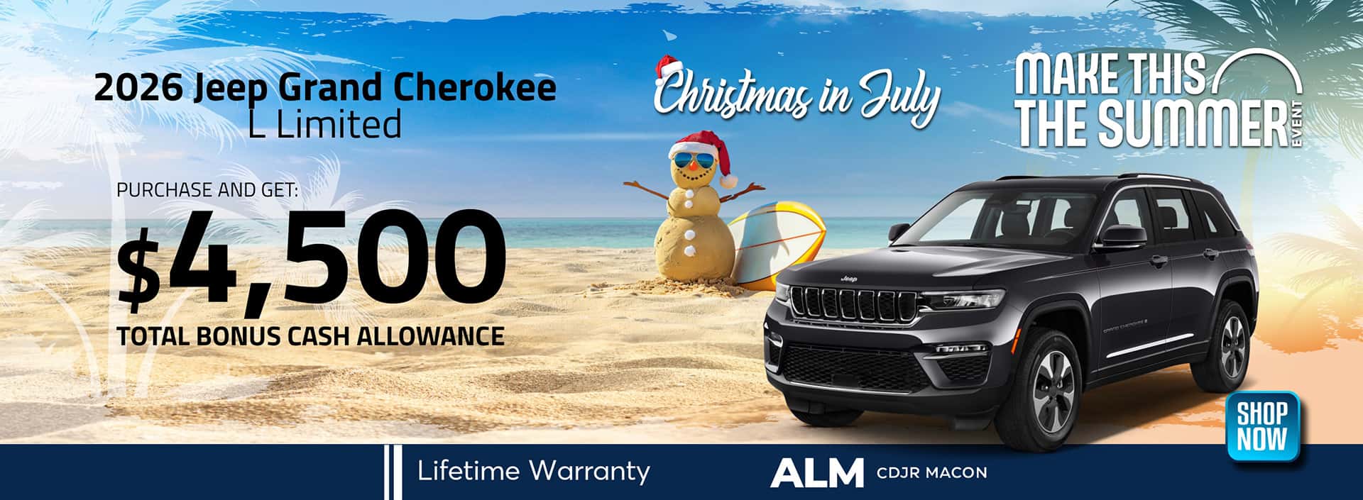 2026 Jeep Grand Cherokee offer ALM CDJR Macon