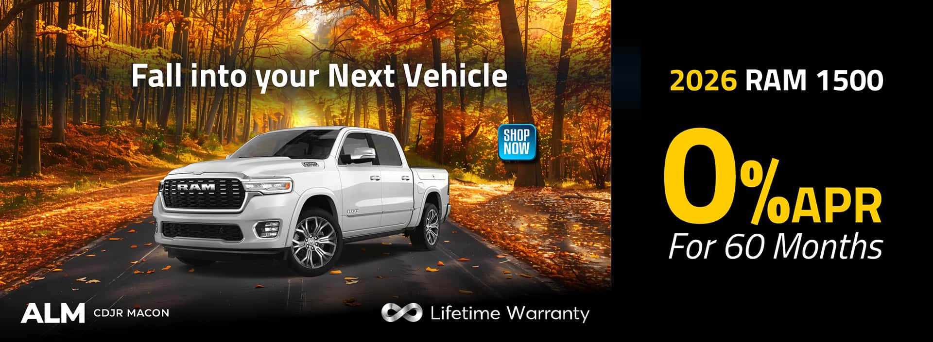 2026 RAM 1500 0% for 60 months