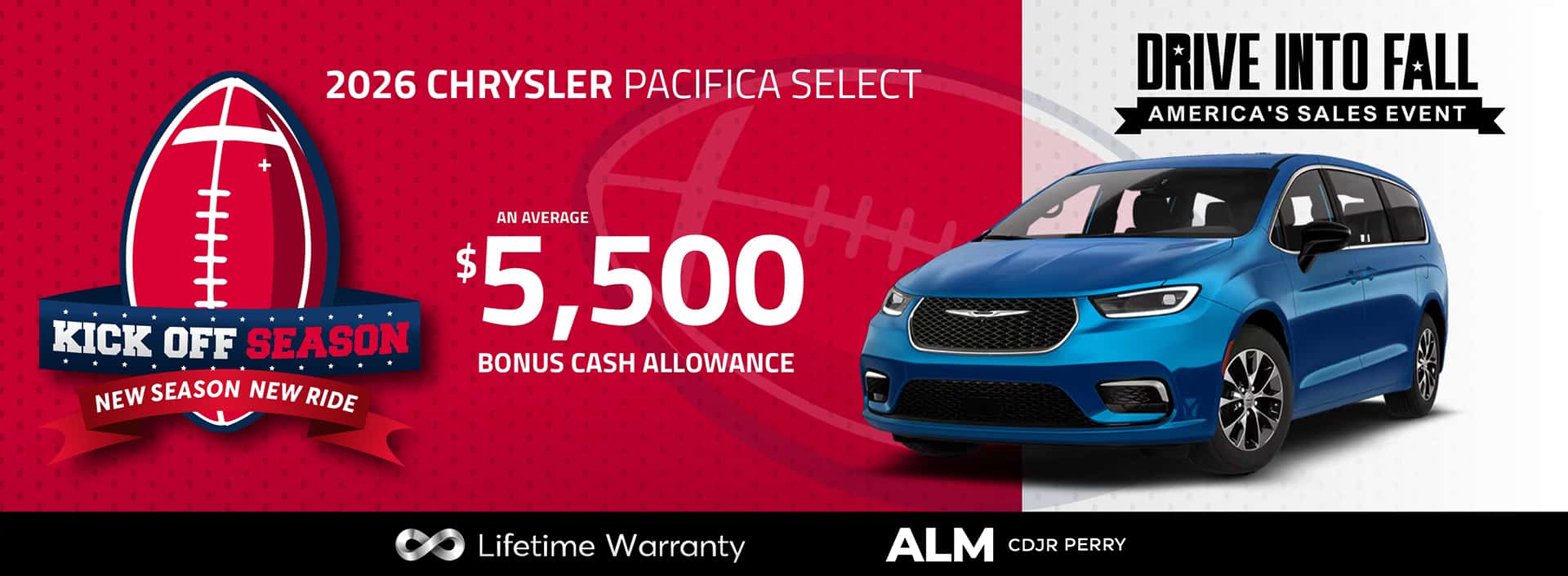 2026 Chrysler Pacifica offers