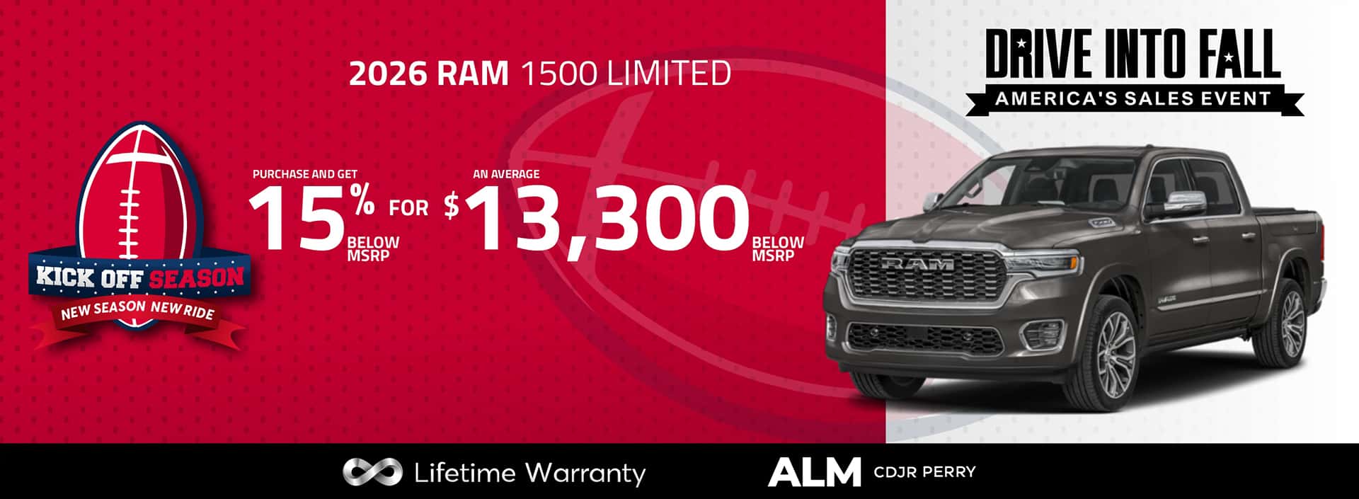 2026 RAM 1500 offers