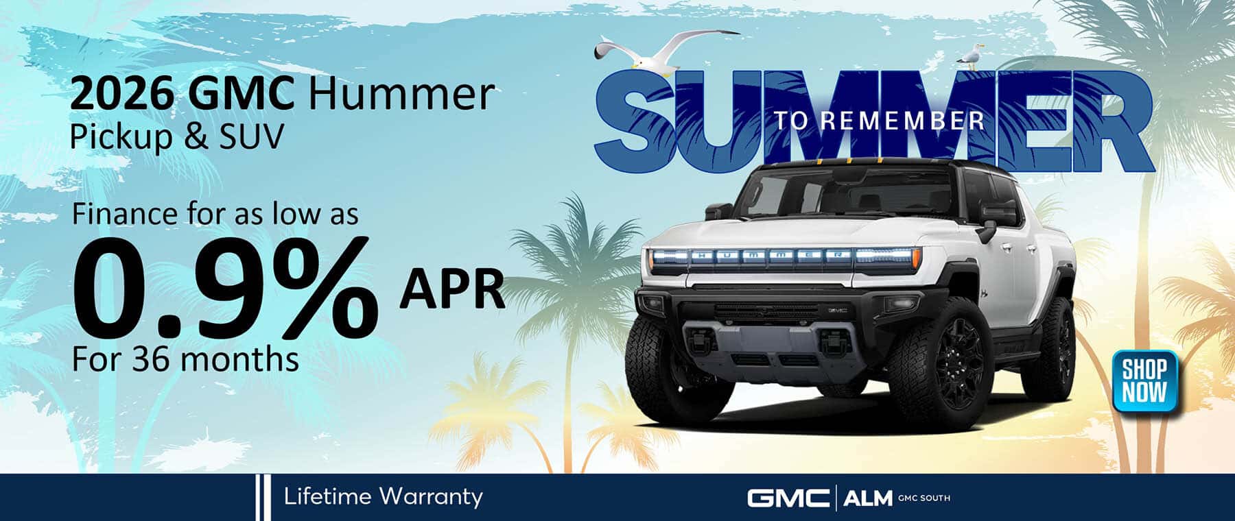 2026 GMC Hummer Pickup and SUV Finance offer
