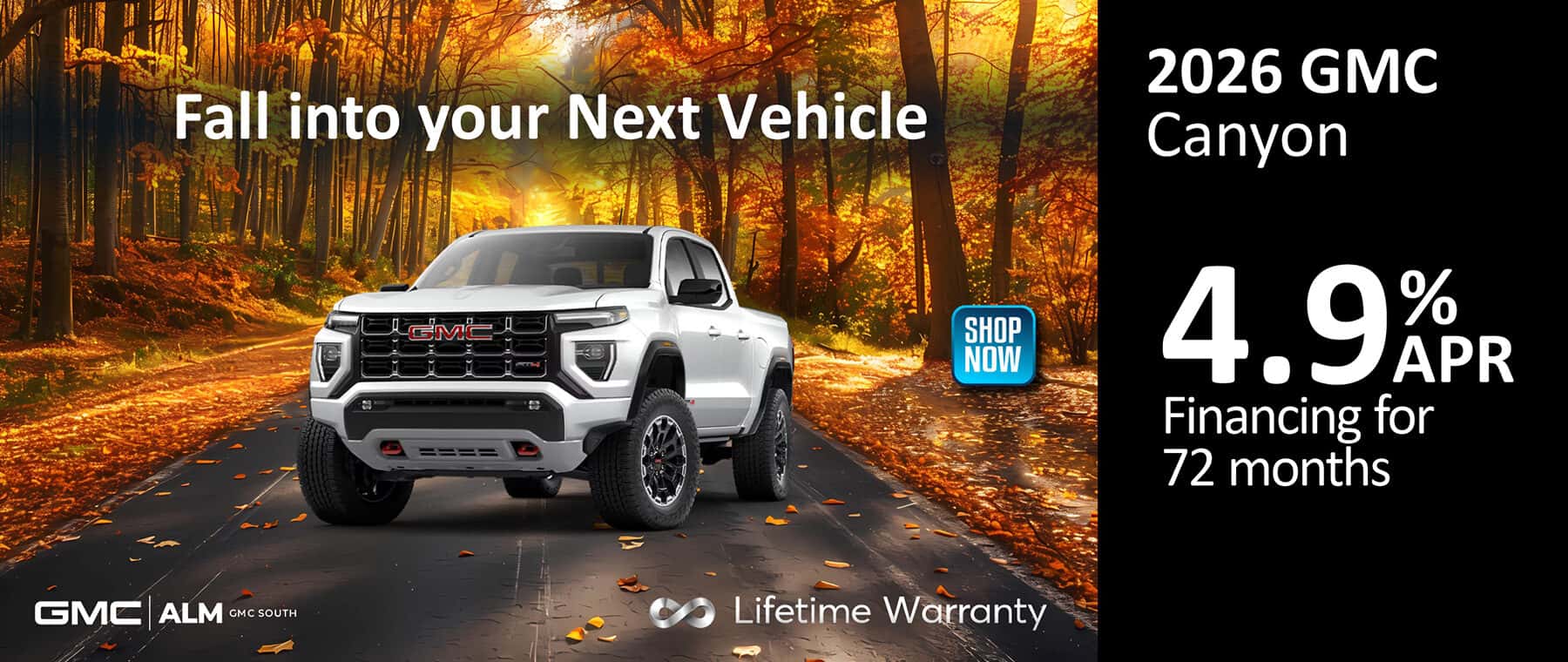 2026 GMC Canyon finance offer