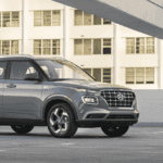 Side view of the compact 2025 Hyundai Venue, ideal for Athens, GA drivers comparing subcompact SUVs for urban and suburban travel.