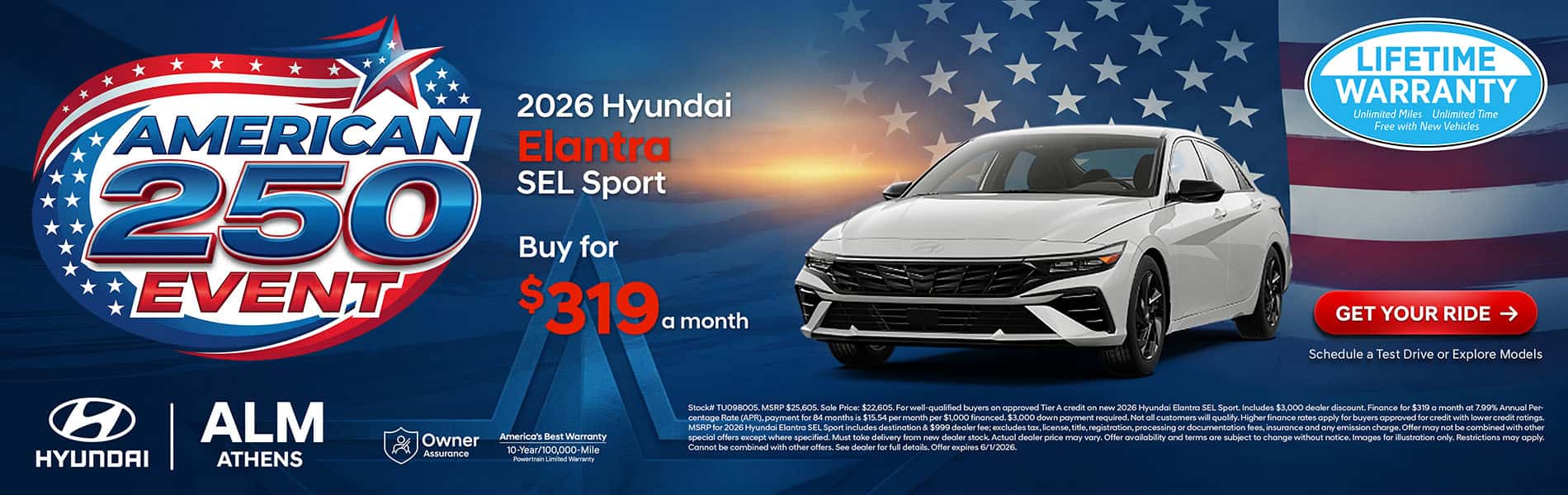 2026 Hyundai Elantra SEL Sport