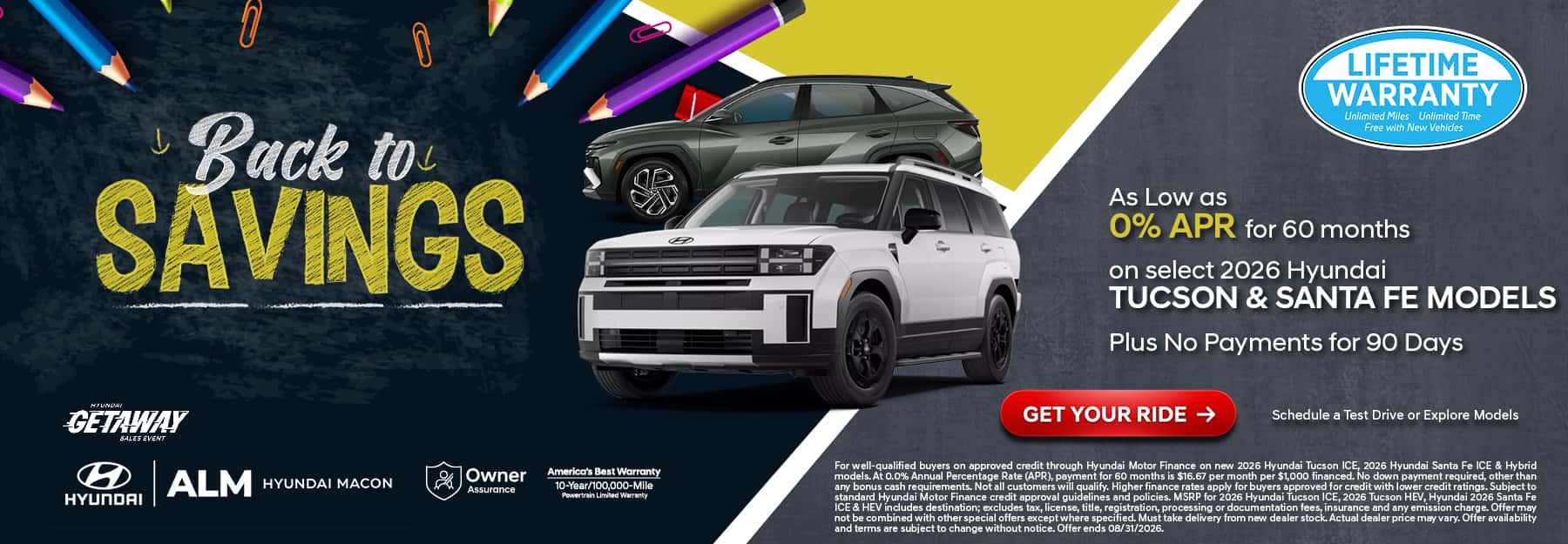 2026 Tucson & Santa Fe Models