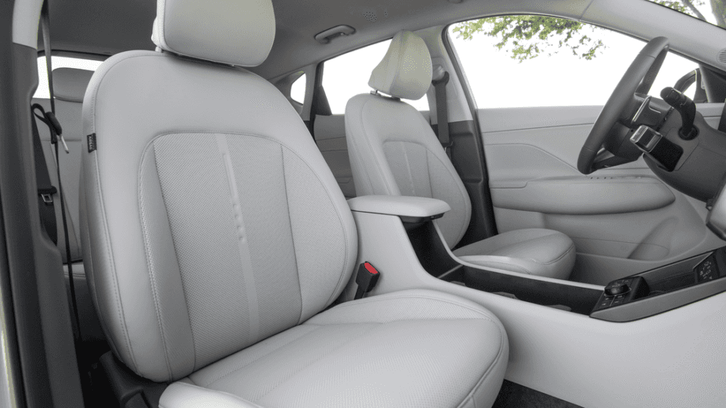 2026 Hyundai Kona interior cockpit featuring wide touchscreen and driver-focused controls.