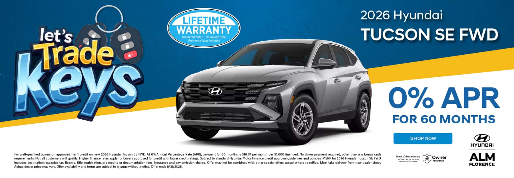 2026 Hyundai Tucson SE FWD