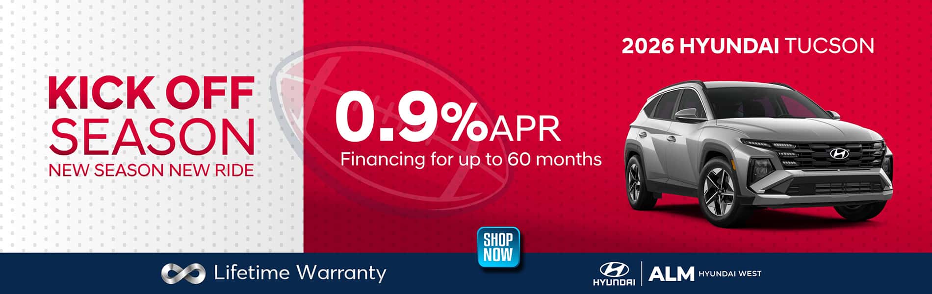 2026 Hyundai Tucson financing offer