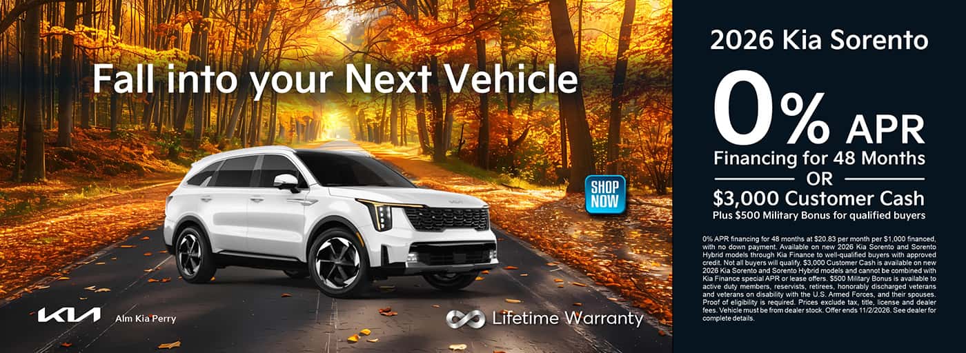 2026 Kia Sorento offer