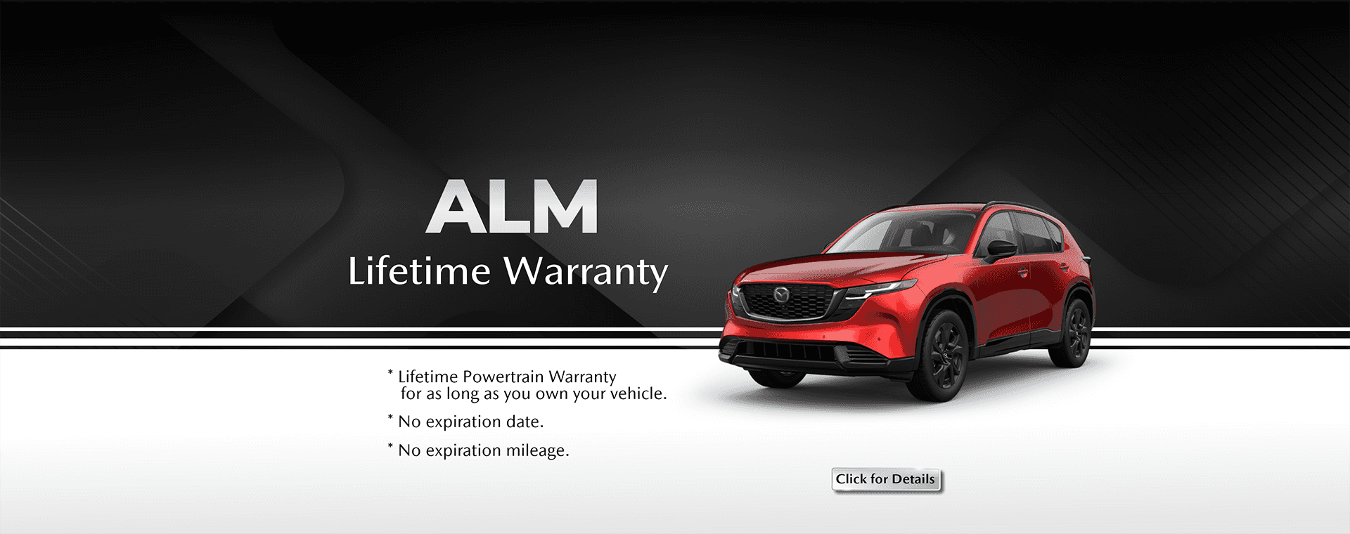 Included Lifetime Warranty Benefits. ALM Mazda Macon - Macon, GA