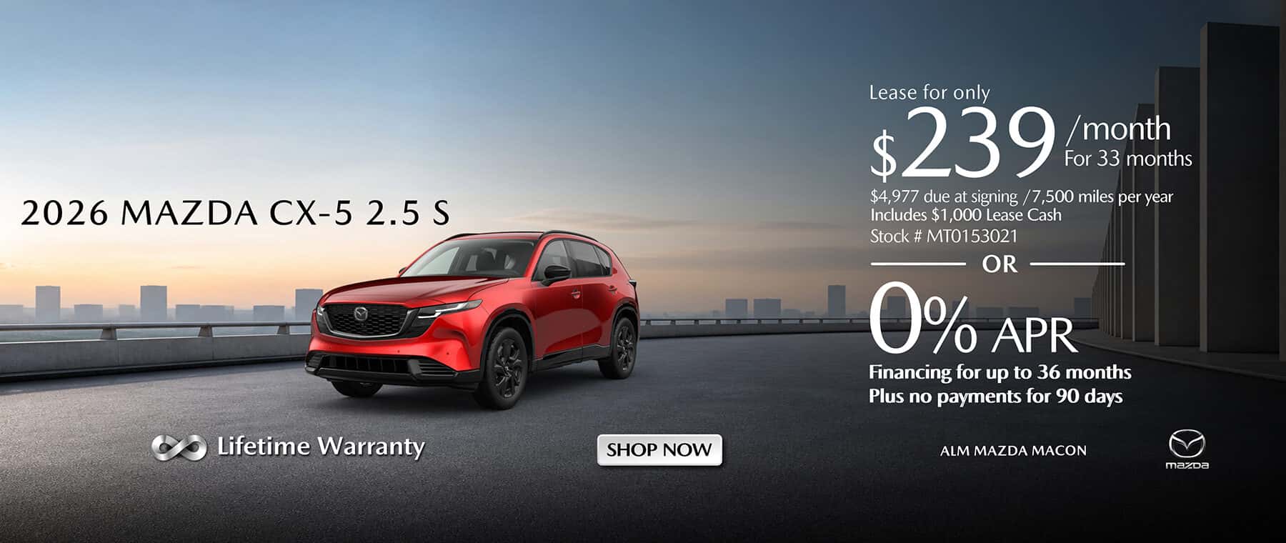 2026 CX-5 offer