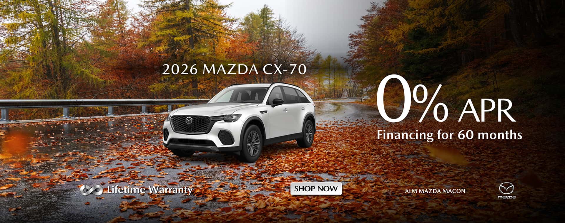 2026 Mazda CX-70 Financing Offer