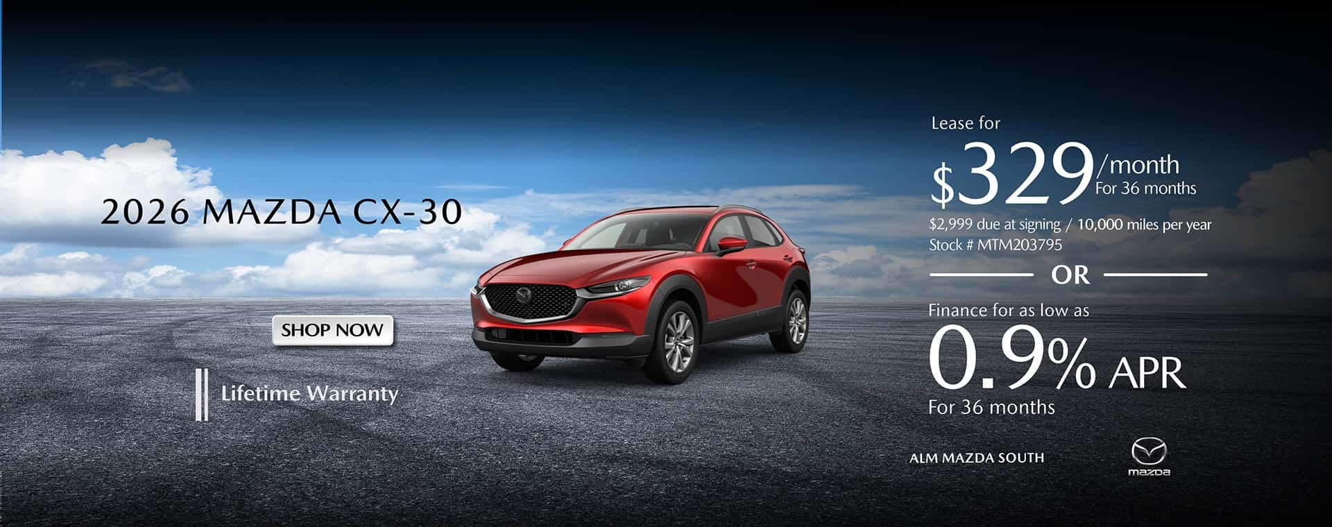 2026 Mazda CX-30 Finance and lease offer
