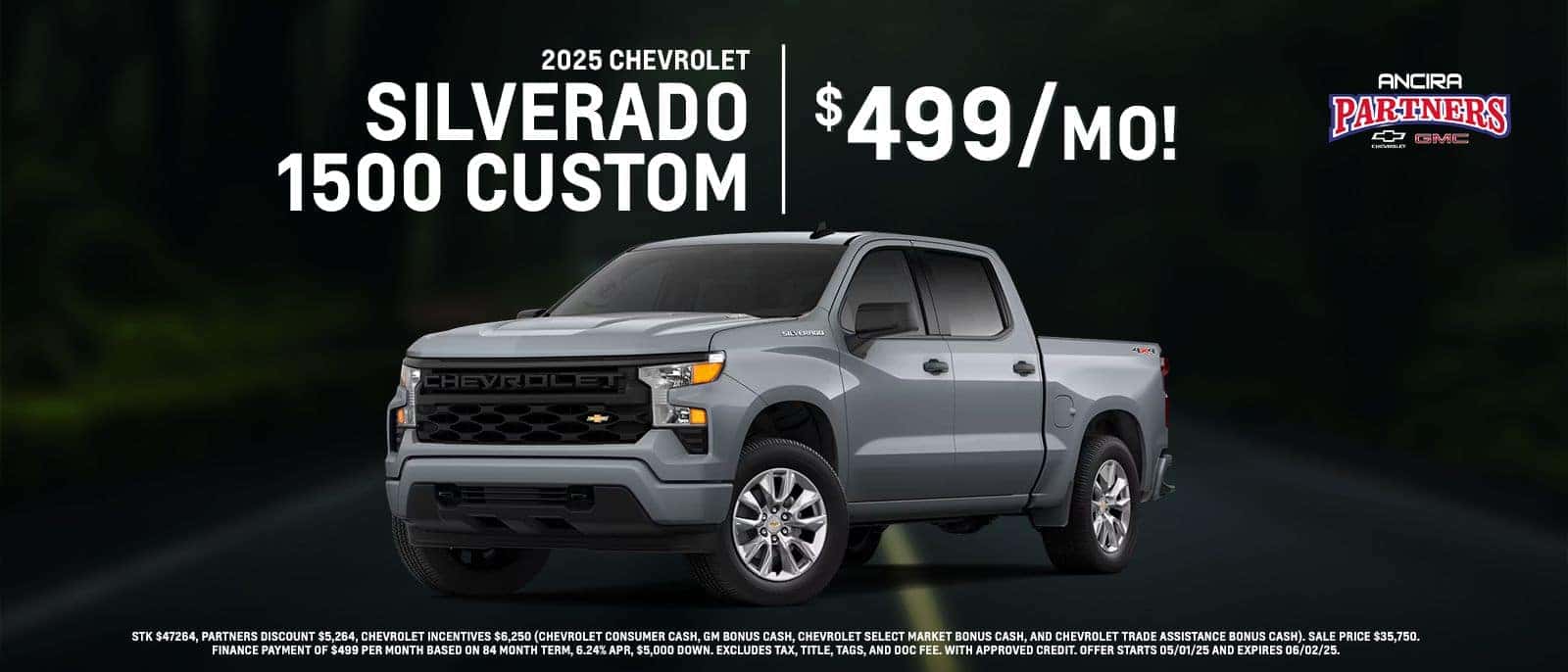 2025 Chevy Silverado 1500 low payment in Cuero TX - Ancira Partners Chevrolet GMC
