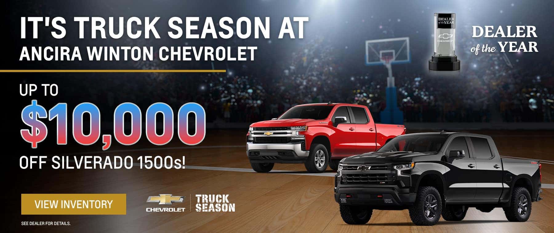 It's Truck Season at Ancira Winton Chevrolet Up to $10,000 OFF Silverado 1500s!