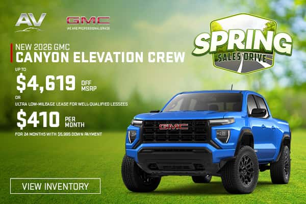 NEW 2026 GMC CANYON ELEVATION CREW