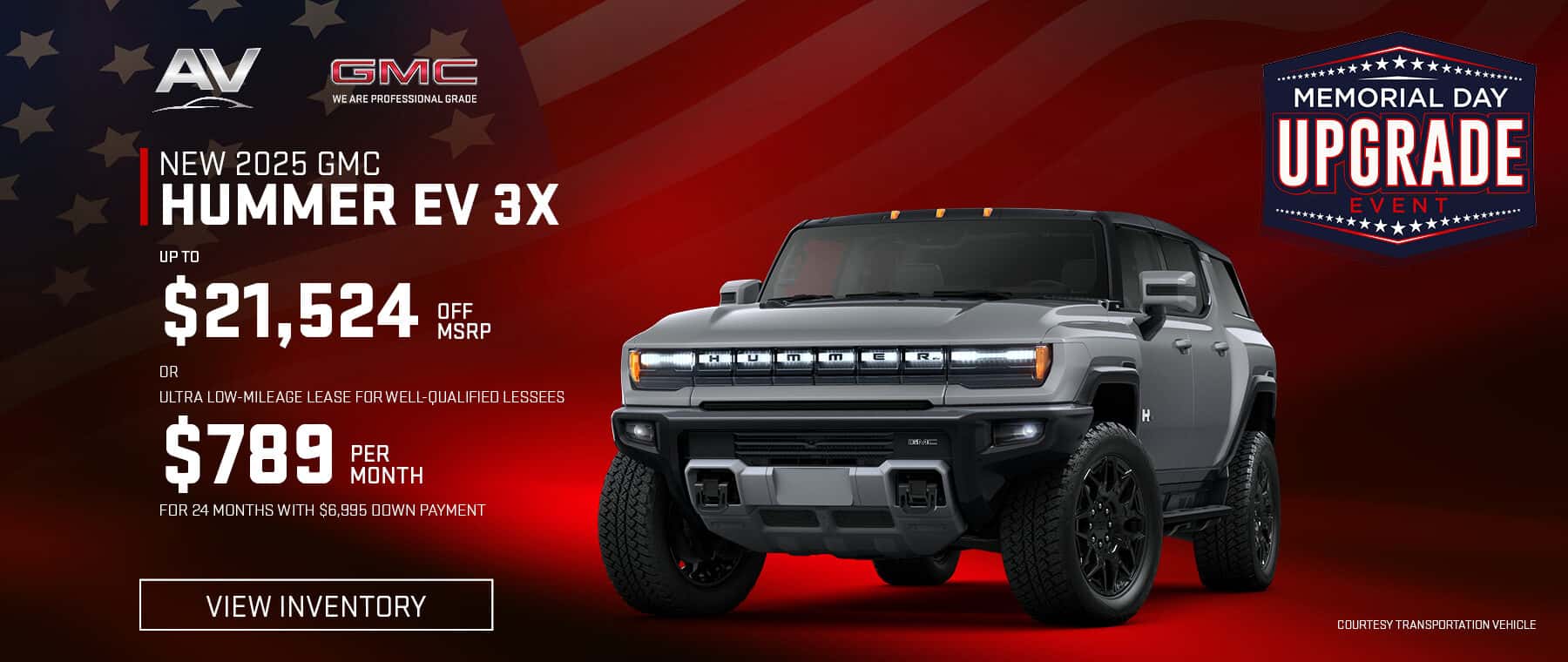 Save on a new 2025 GMC Hummer EV 3X