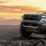 2022 Nissan Frontier at sunset
