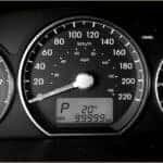 odometer showing a high number of miles on a vehicle