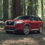 red 2023 nissan pathfinder