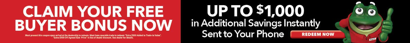 Save Up to $1,000