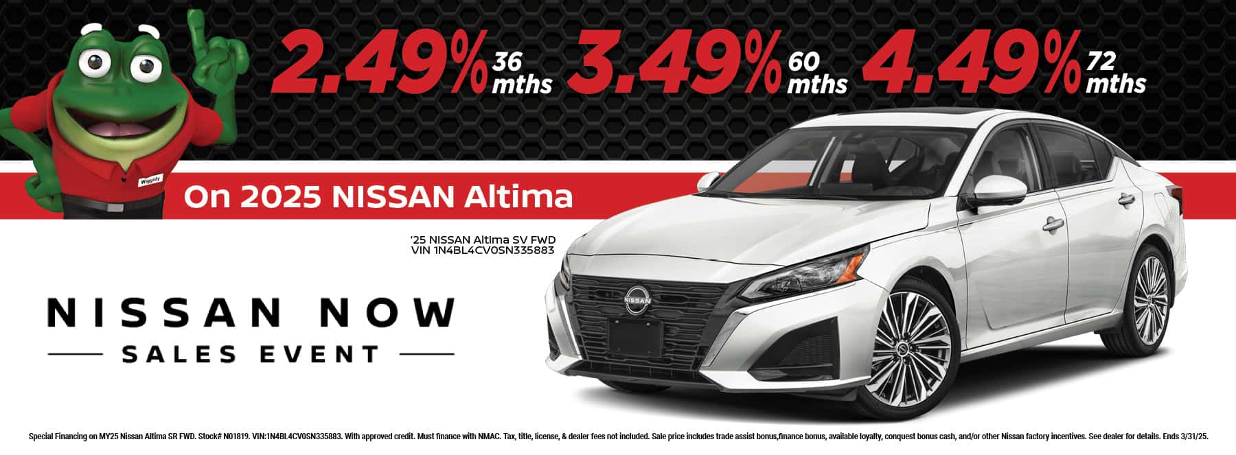 2025 Altima March Offer