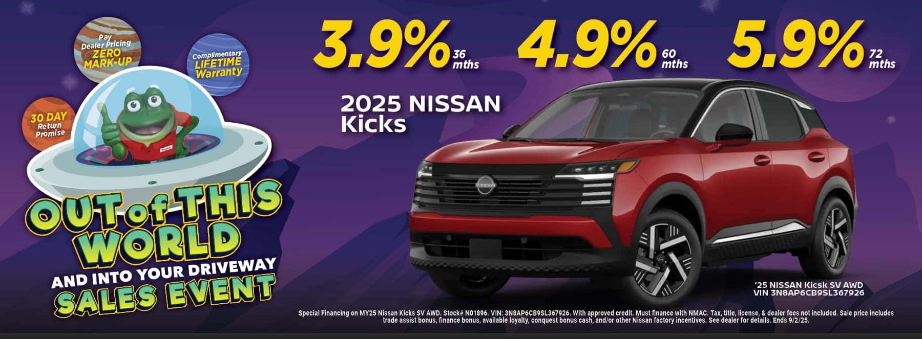 4.9% Kicks