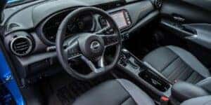 2025 nissan kicks interior seating and dashboard