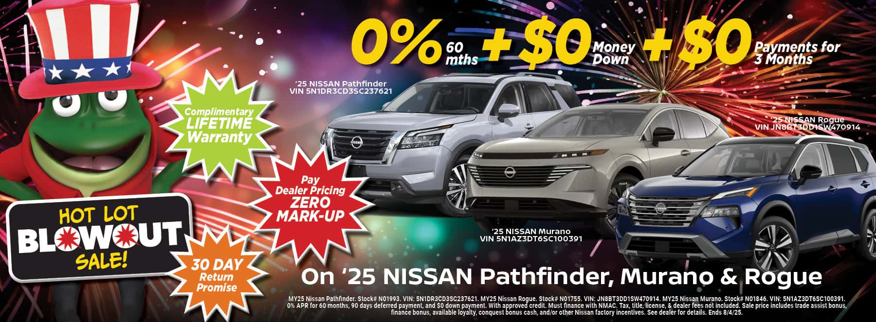 0% - No Payments - 0 Down