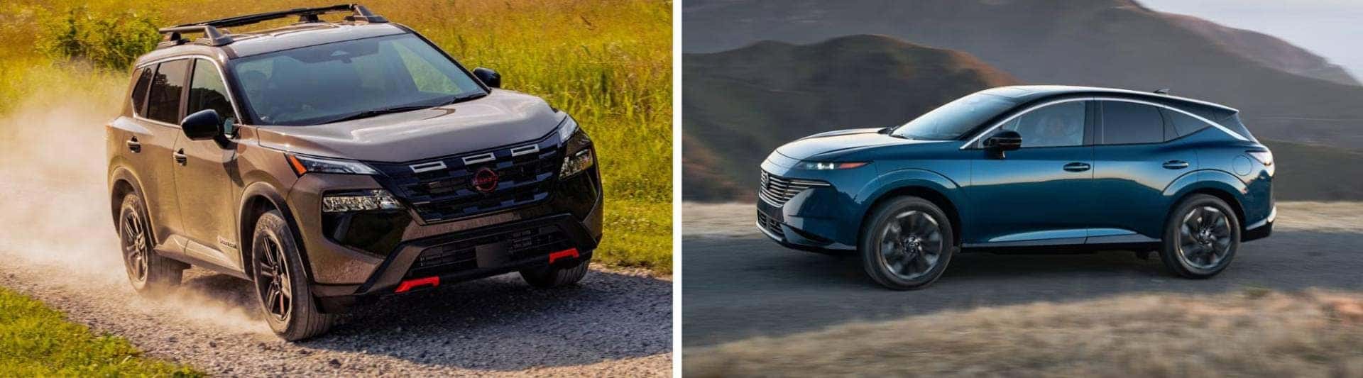nissan rogue vs nissan murano side by side image