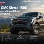 2027 GMC Sierra 1500 preview showing the redesigned pickup truck, new V8 engines, towing capacity, and upcoming features