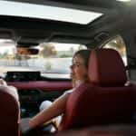 2026 Mazda CX-70 Interior with a driver and passenger