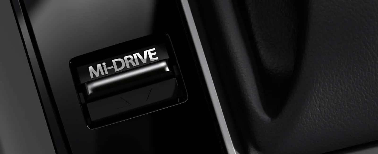 MI-DRIVE button in a Mazda Vehicle