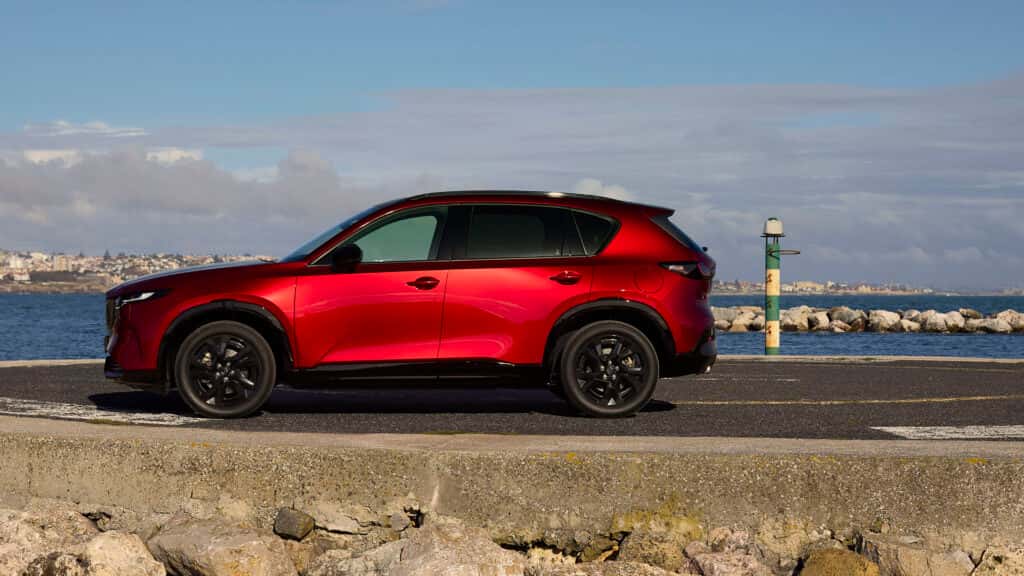 Profile of a parked 2026 Mazda CX-5