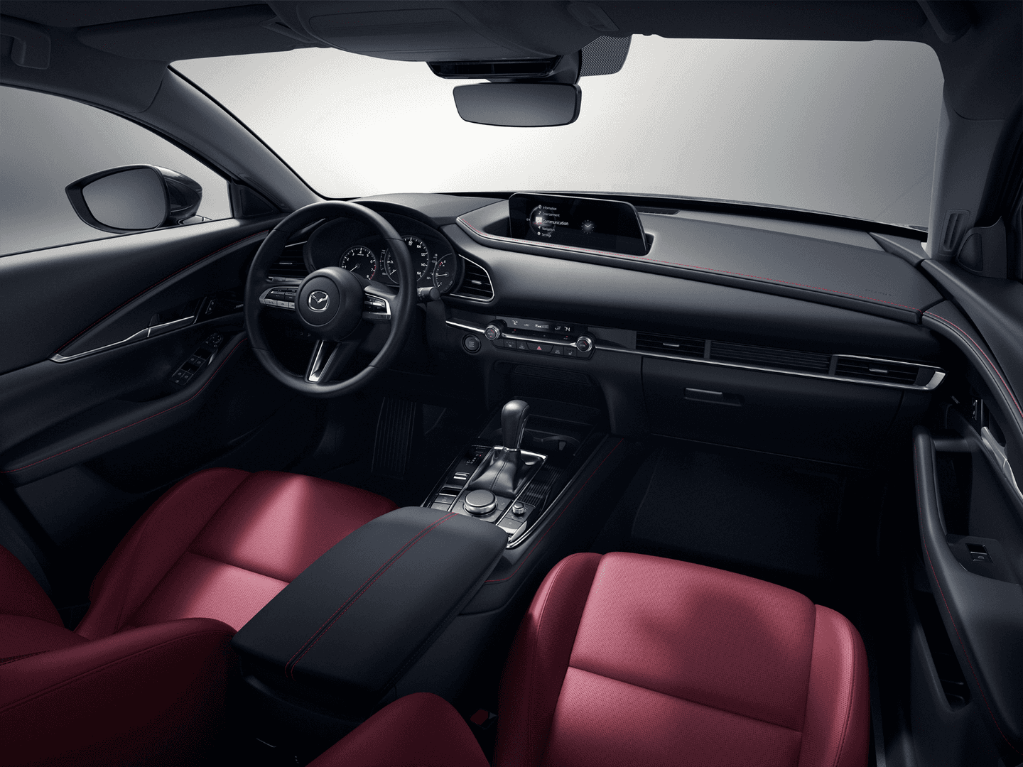 The dashboard of the 2026 Mazda CX-30