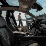 Side profile of the interior of the 2026 Mazda CX-50
