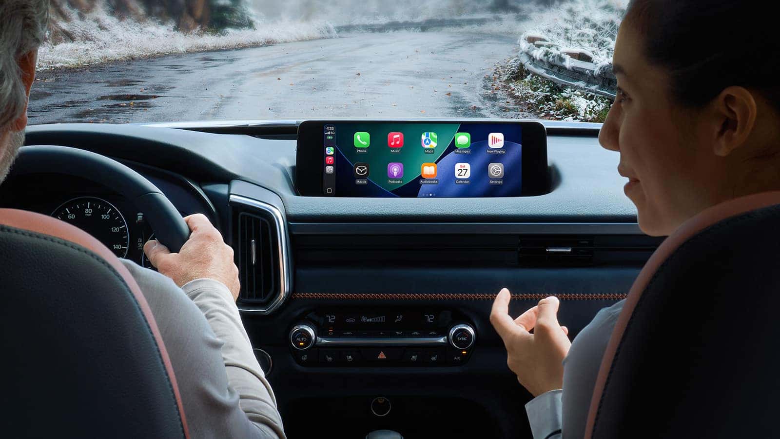 2026 Mazda CX-50 infotainment touchscreen and wireless connectivity