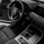 Interior of a new Mazda model