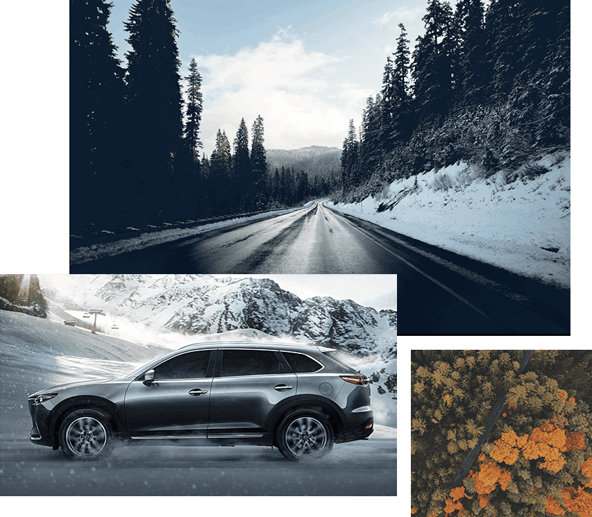 Mazda featuring i-ACTIV AWD capability driving smoothly on all types roads